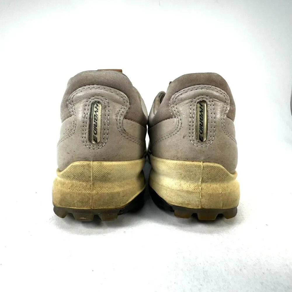 ECCO BIOM HYBRID 3 Womens 7 / 38 Gore-Tex Golf Shoes Yak Leather Spikeless Grey